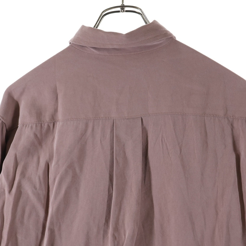 KITH(キス) Vaughn Button Up Shirt ヴォーン ボタン アップ 無地 長袖シャツ ピンク