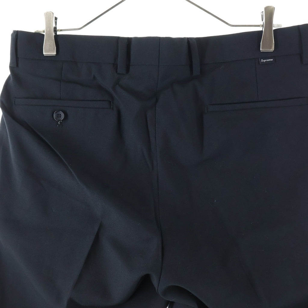 SUPREME(シュプリーム) 16AW Pleated Trouser プリーツドトラウザー パンツ スラックス ブラック