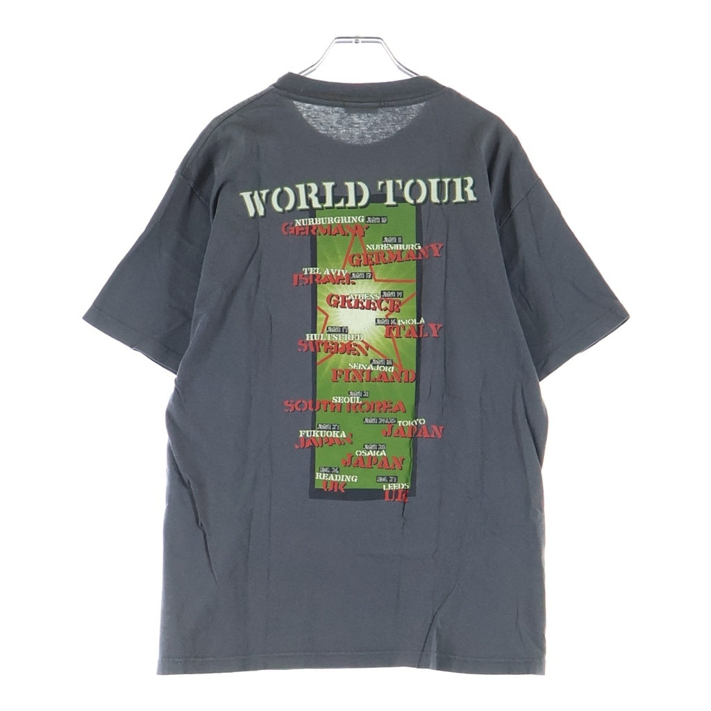 VINTAGE(ヴィンテージ) 00s RAGE AGAINST THE MACHINE レイジ アゲインスト ザ マシーン 両面プリント 半袖Tシャツカットソー グレー