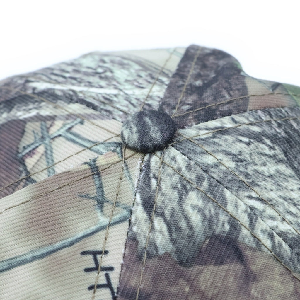 SUPREME(シュプリーム) 25AW ×New Era Breast Cancer Awareness Box Logo ニューエラ ブレスト キャンサー アウェアネス リアルツリーカモ 総柄 6パネル キャップ マルチ