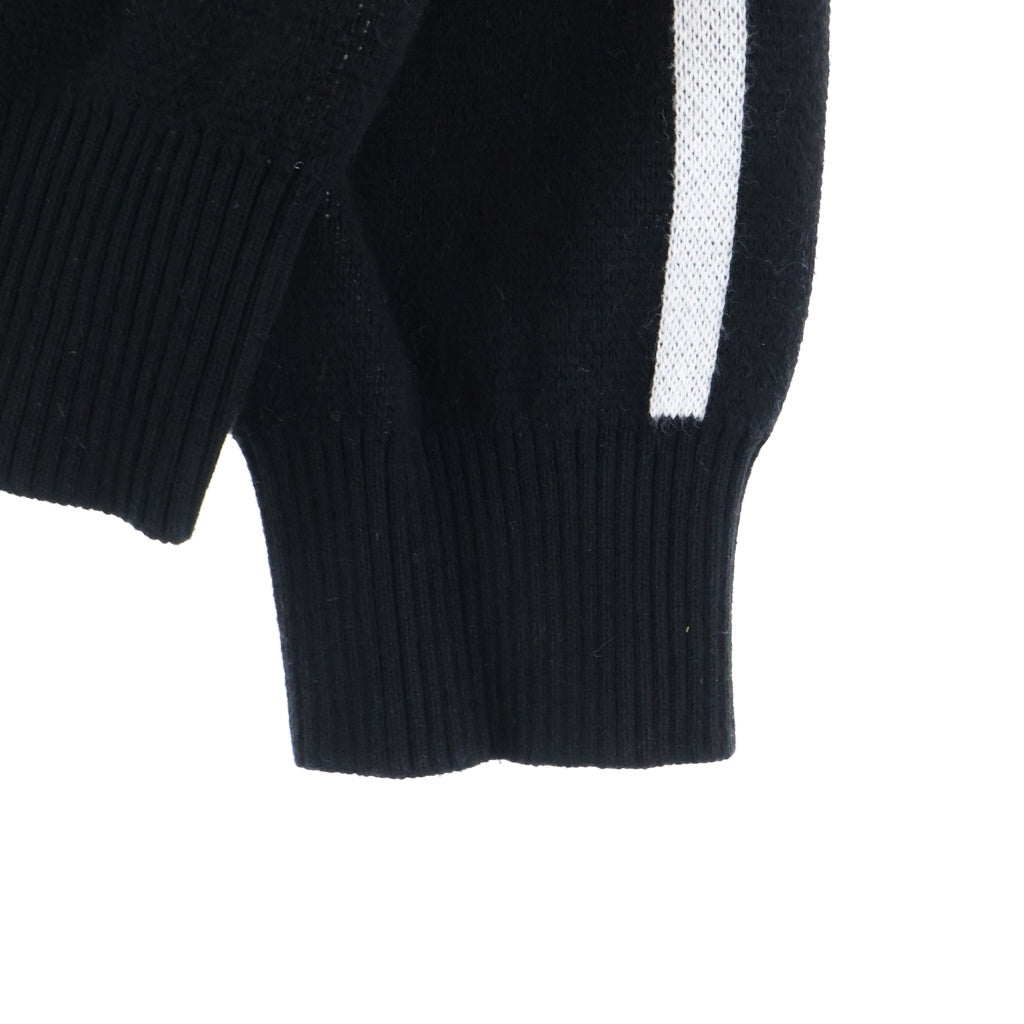 SUPREME(シュプリーム) 25SS ×UMBRO Zip Up Sweater フロントロゴ刺繍 サイドライン ジップアップ スウェット トレーナー ブラック