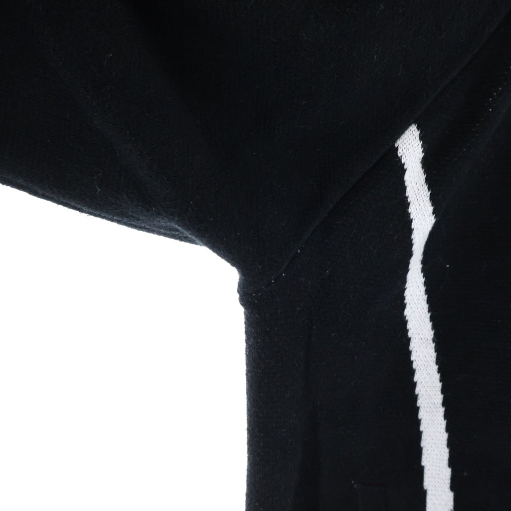 SUPREME(シュプリーム) 25SS ×UMBRO Zip Up Sweater フロントロゴ刺繍 サイドライン ジップアップ スウェット トレーナー ブラック