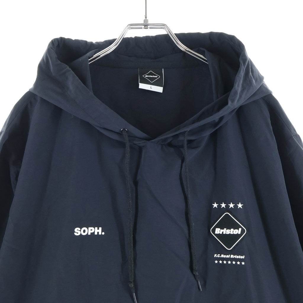 F.C.R.B.(エフシーアールビー) 22SS LOGO APPLIQUE PULLOVER HOODED ANORAK ロゴアップリケプルオーバーフーデッドアノラック プルオーバーパーカー FCRB-220069