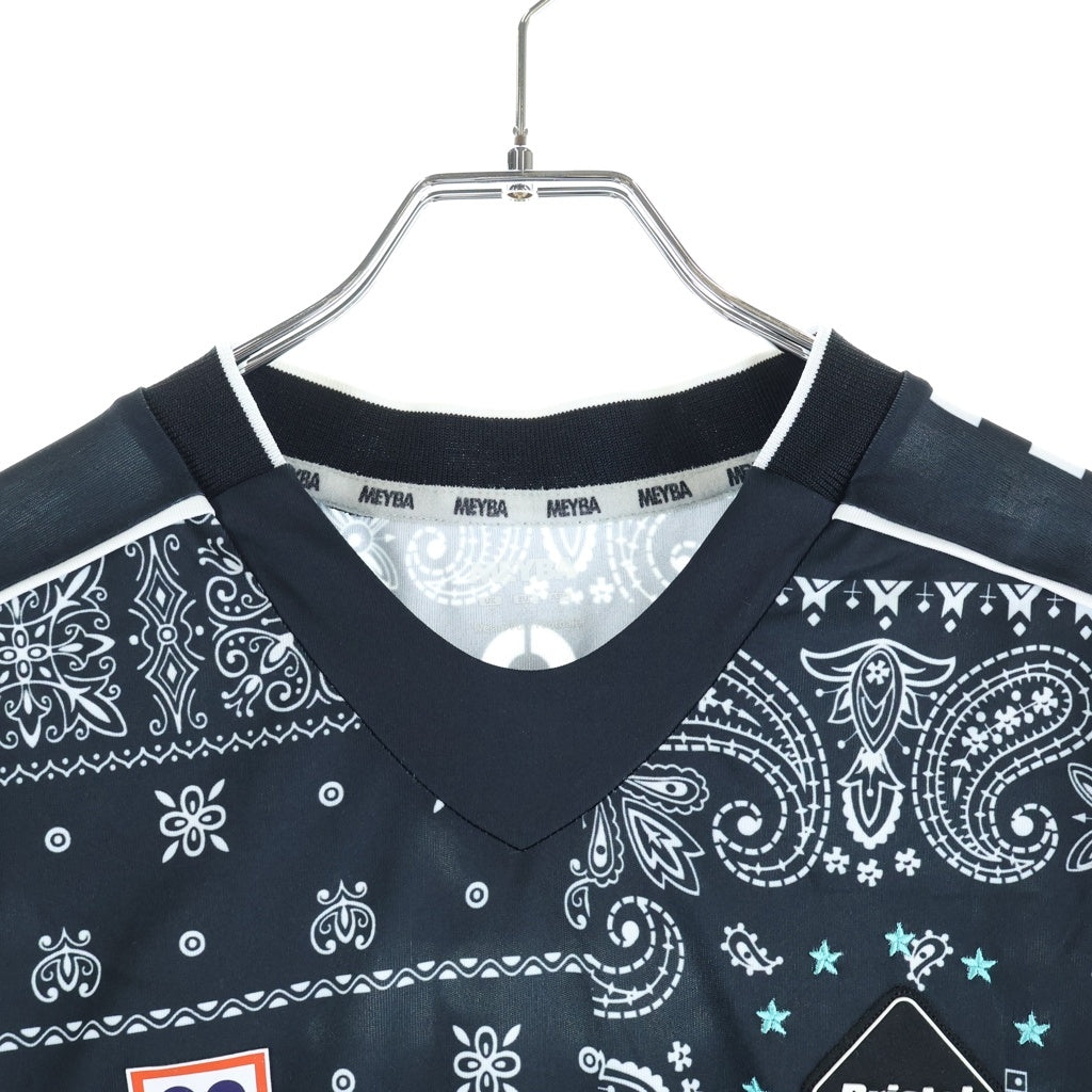 F.C.R.B.(エフシーアールビー) 21AW ×MEYBA GAME SHIRT メイバ ゲームシャツ フロントラバーロゴアップリケ 半袖Tシャツ FCRB-210123