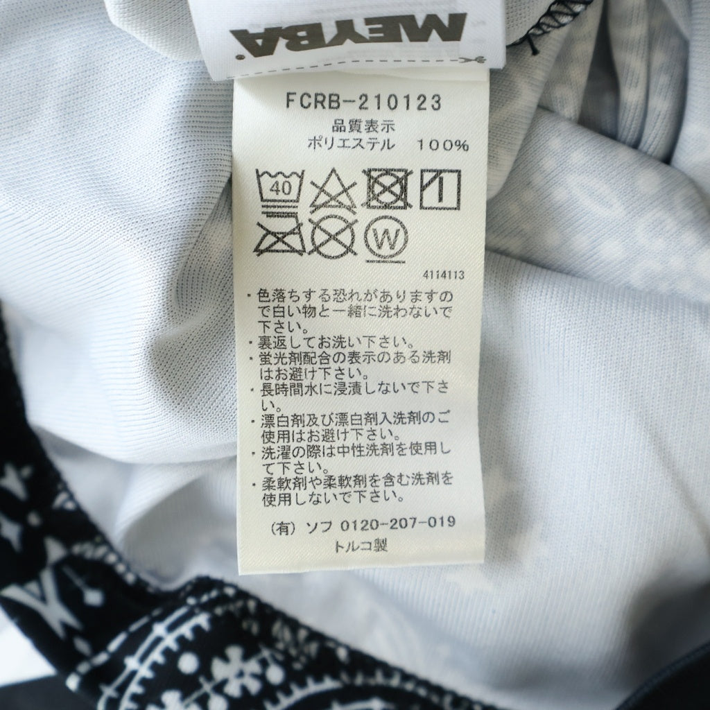 F.C.R.B.(エフシーアールビー) 21AW ×MEYBA GAME SHIRT メイバ ゲームシャツ フロントラバーロゴアップリケ 半袖Tシャツ FCRB-210123