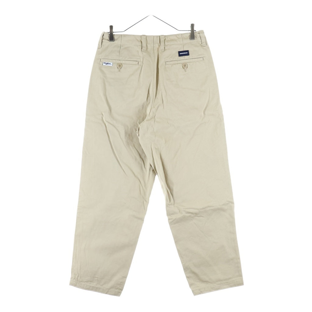 DESCENDANT(ディセンダント) SEAFOWL TWILL TROUSERS シーファウルツイルトラウザーズパンツ スラックス ベージュ