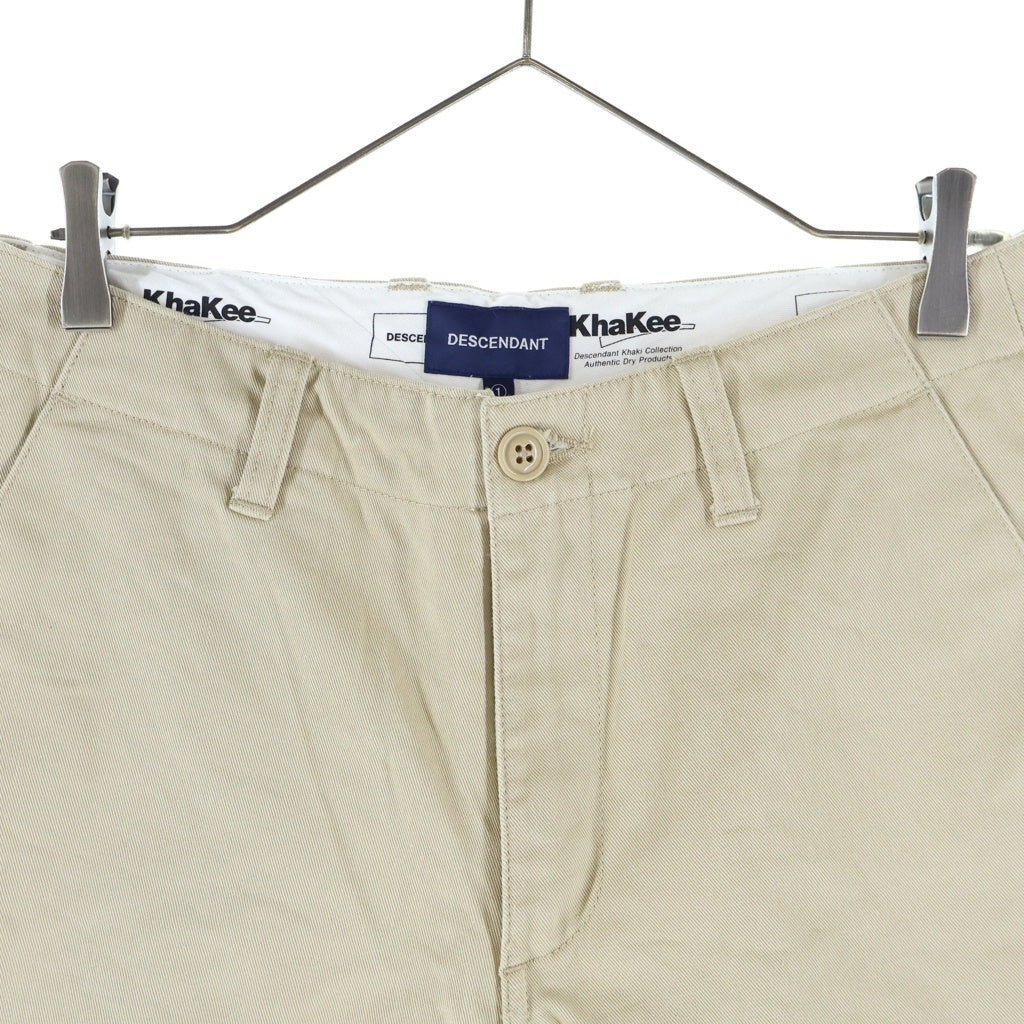 DESCENDANT(ディセンダント) SEAFOWL TWILL TROUSERS シーファウルツイルトラウザーズパンツ スラックス ベージュ
