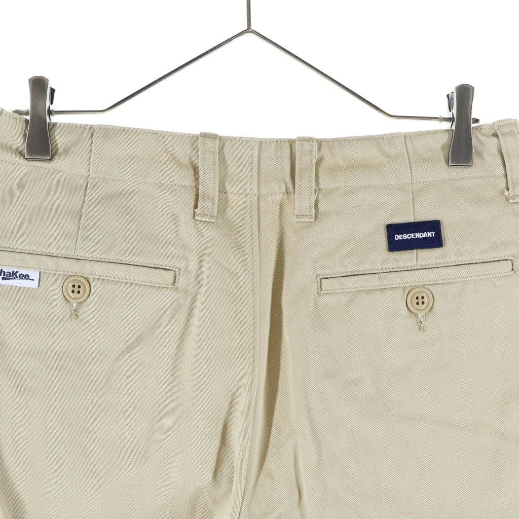 DESCENDANT(ディセンダント) SEAFOWL TWILL TROUSERS シーファウルツイルトラウザーズパンツ スラックス ベージュ