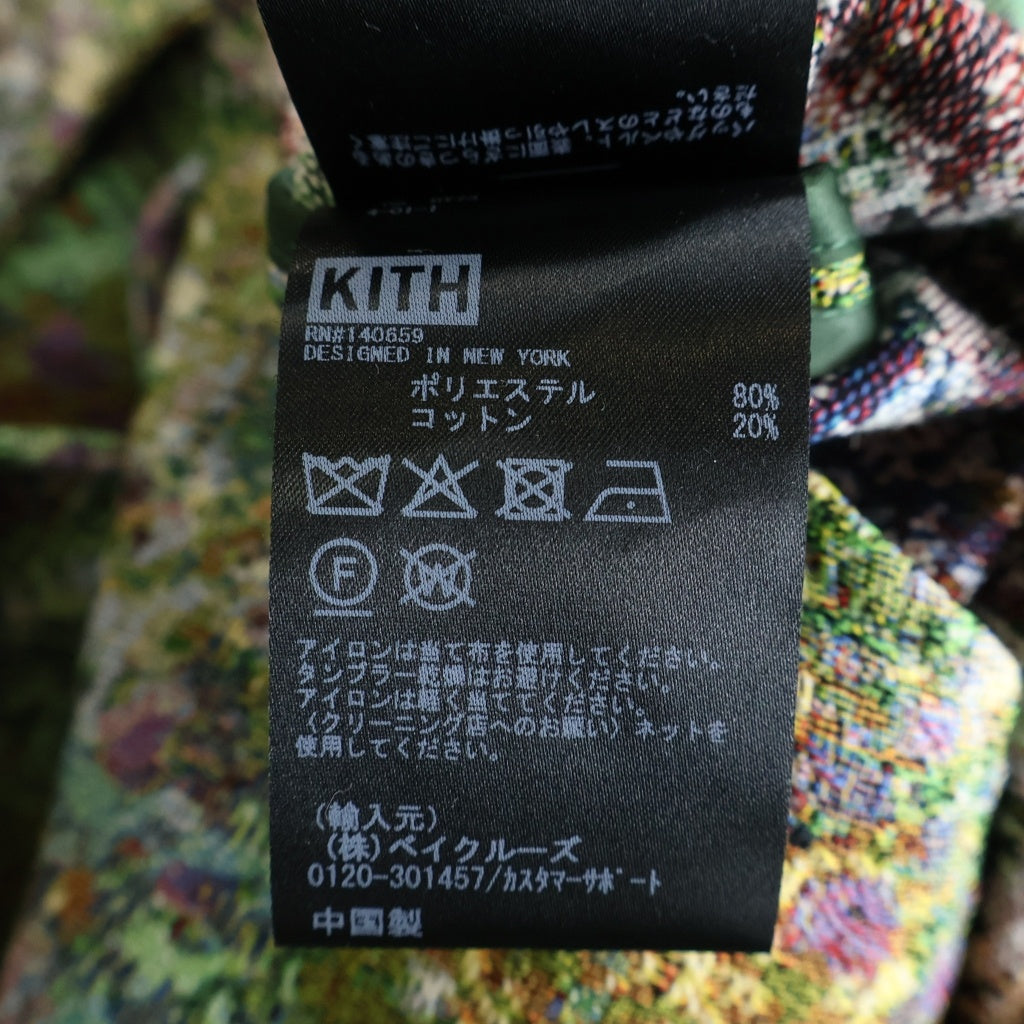 KITH(キス) 26SS Floral Tapestry Full Zip Jacket フローラル総柄 フルジップアップ ジャケット マルチ
