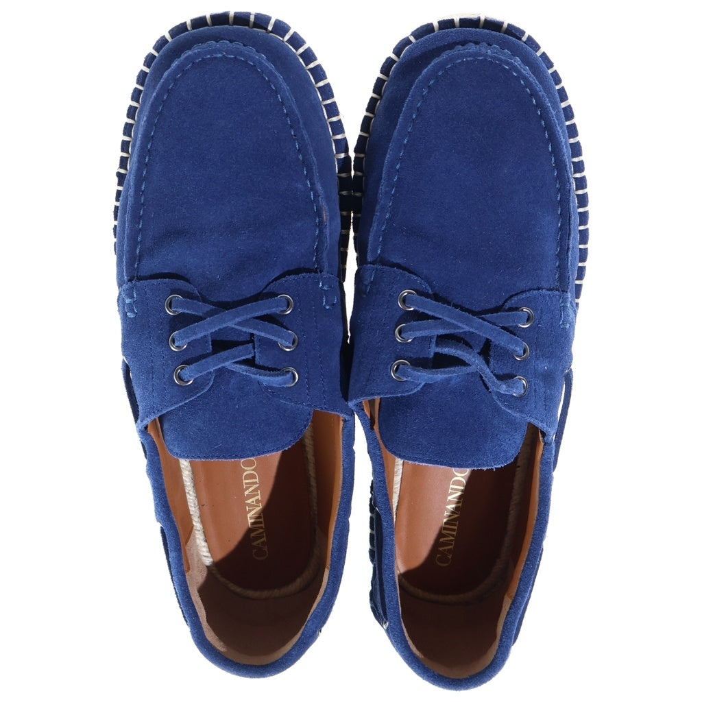 KITH(キス) CAMINANDO 3-Eyelet Espadrille スリーアイレット エスパドリーユ ローカットシューズ ブルー