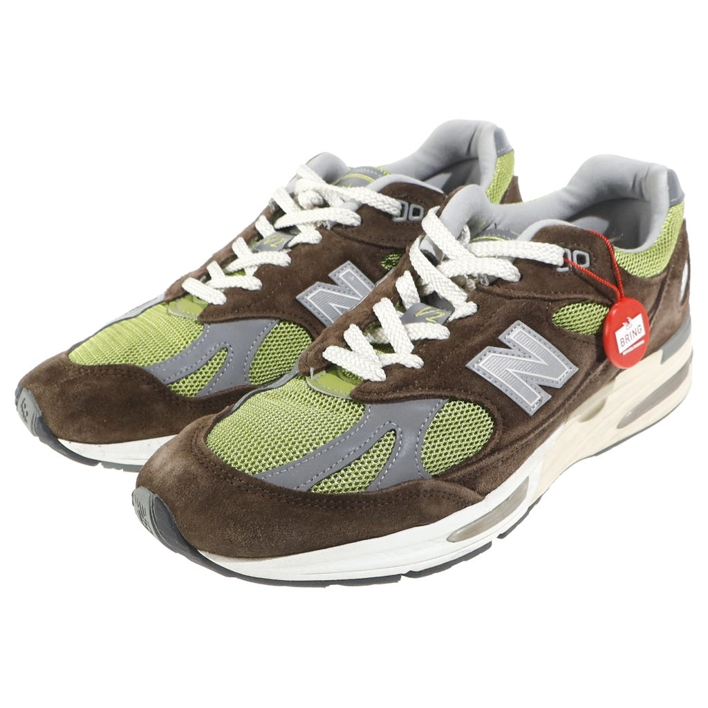 New Balance(ニューバランス) ×KITH × Danielle Cathari 991V2 Reverse Matcha キス ダニエル カタリ リバース抹茶 スエード ローカットスニーカー マルチ S9 1/2/27.5cm