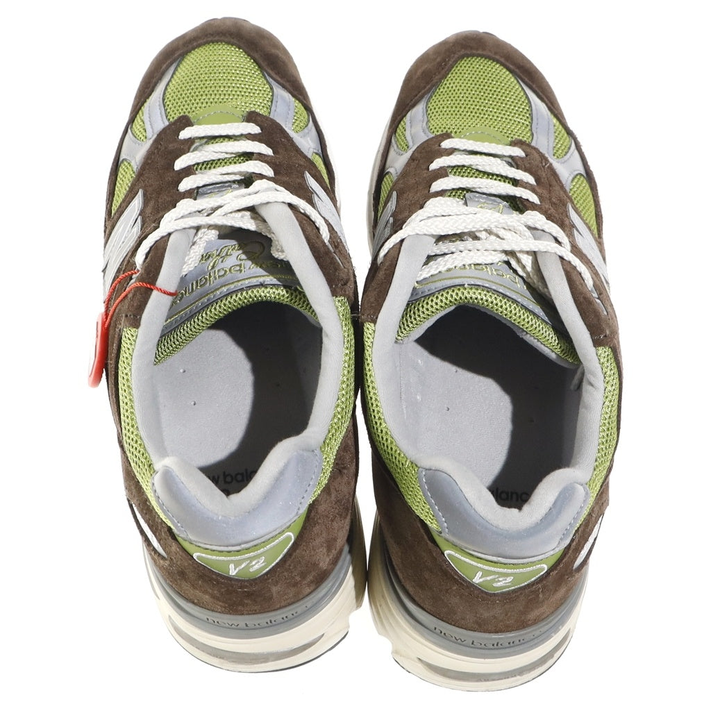 New Balance(ニューバランス) ×KITH × Danielle Cathari 991V2 Reverse Matcha キス ダニエル カタリ リバース抹茶 スエード ローカットスニーカー マルチ S9 1/2/27.5cm
