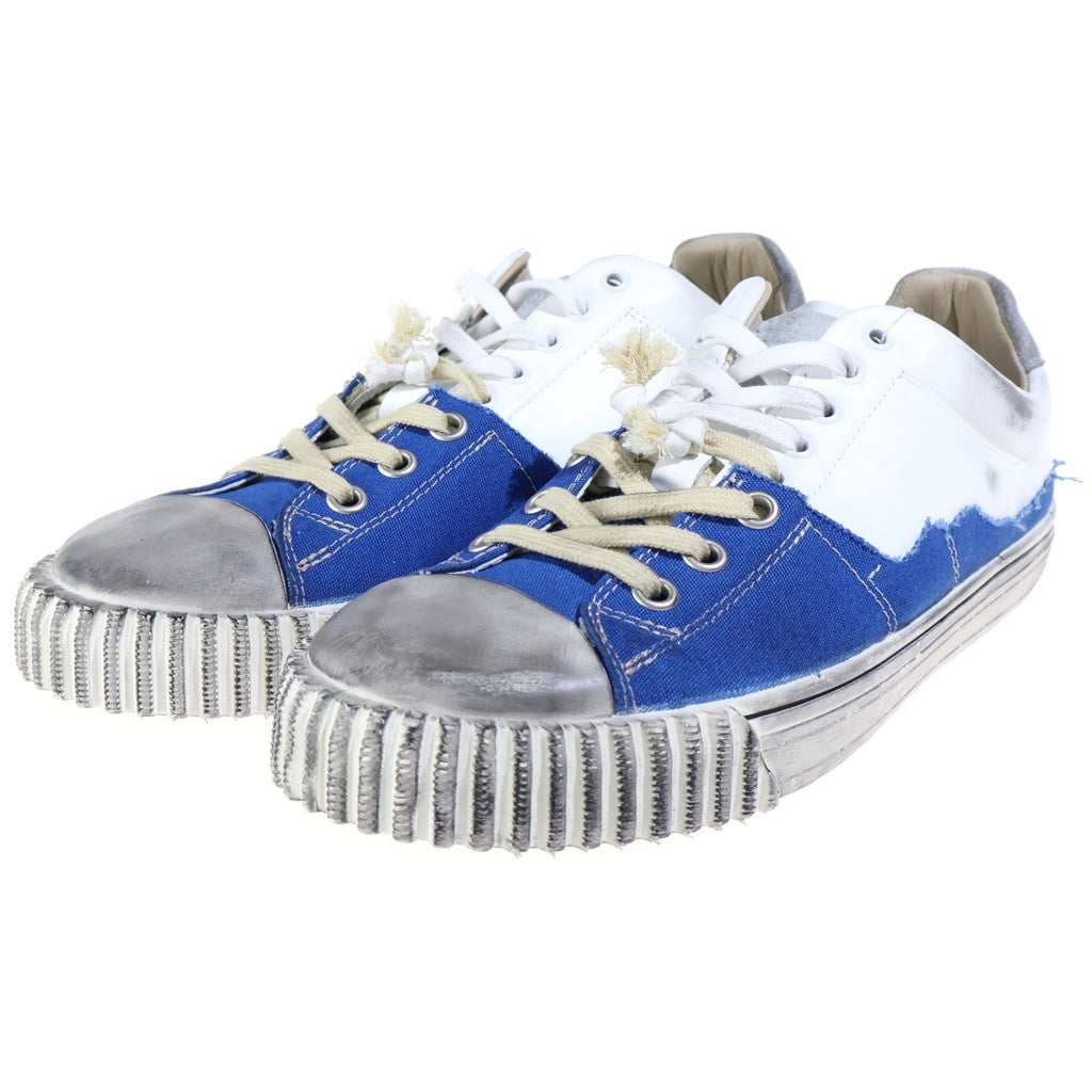 Maison Margiela(メゾンマルジェラ) New Evolution ニューエボリューション ユーズド加工 ローカットスニーカー ブルー/ホワイト