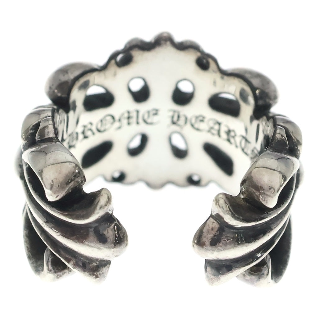 CHROME HEARTS(クロムハーツ) DBL FLRL CRS ダブルフローラルクロス リング シルバー BCA390