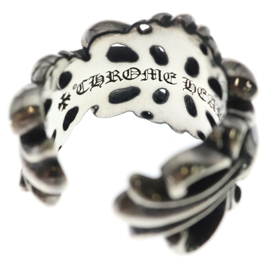 CHROME HEARTS(クロムハーツ) DBL FLRL CRS ダブルフローラルクロス リング シルバー BCA390
