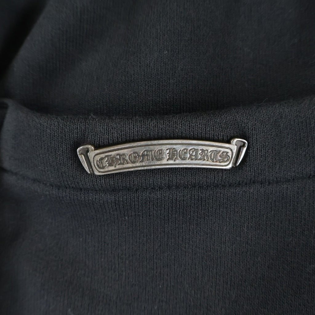 CHROME HEARTS(クロムハーツ) Y NOT 3 CEMETERY CROSS PATCH SWEAT SHORTS ワイノット 3セメタリークロスパッチ スウェットショーツ ハーフパンツ ブラック