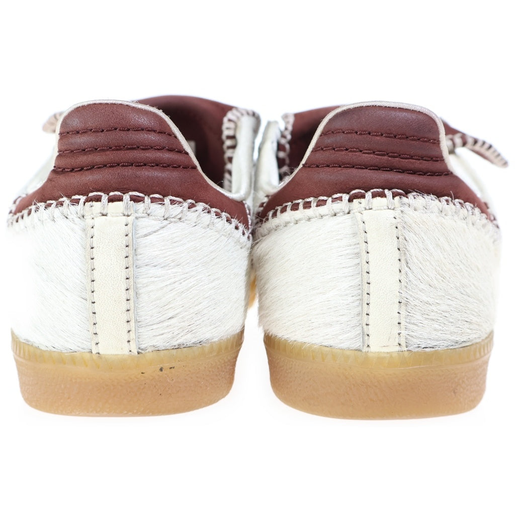 adidas(アディダス) ×Wales Bonner Samba Pony Tonal Low Cream White Mystery Brown ウェールズボナー サンバ ポニー トーナル ロー ローカットスニーカー US8/26cm IE0586