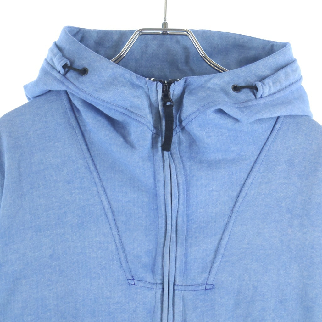 STONE ISLAND(ストーンアイランド) コットン ジップアップパーカー フーディー ブルー 541562554