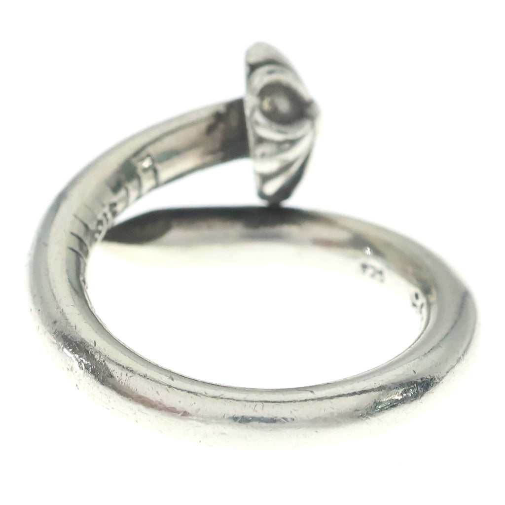 CHROME HEARTS(クロムハーツ) NAIL CRSBALL ネイル クロスボール リング シルバー BCA349 レディース
