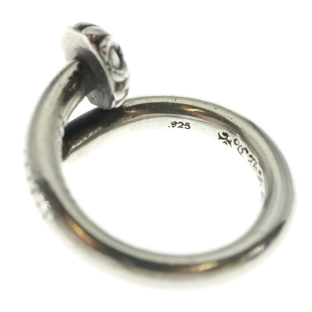 CHROME HEARTS(クロムハーツ) NAIL CRSBALL ネイル クロスボール リング シルバー BCA349 レディース