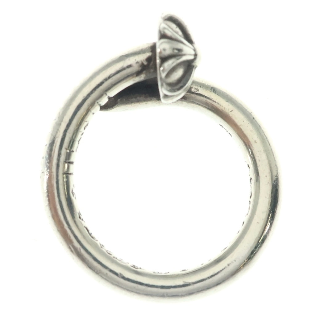 CHROME HEARTS(クロムハーツ) NAIL CRSBALL ネイル クロスボール リング シルバー BCA349 レディース
