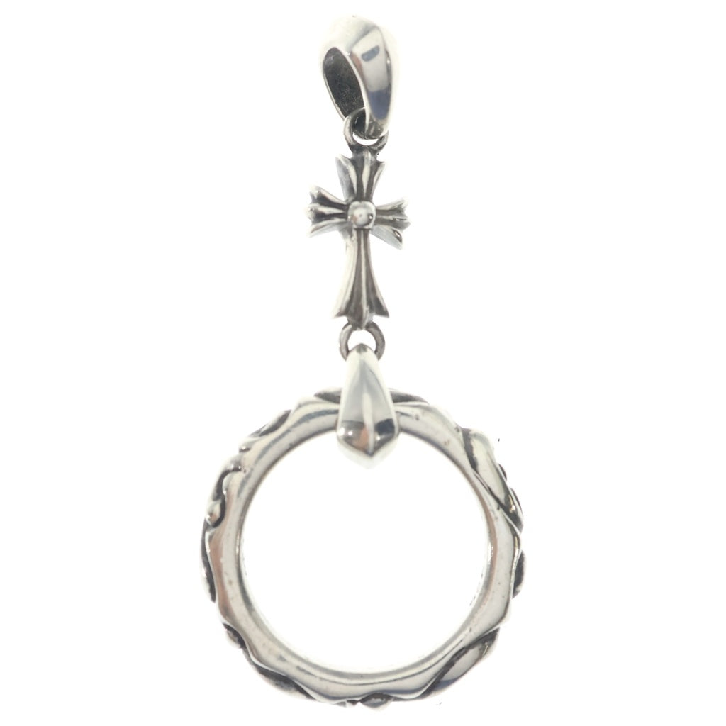 CHROME HEARTS(クロムハーツ) EWLP SCRL BBF ベイビーファットクロス アイウェアループ ペンダントトップ シルバー