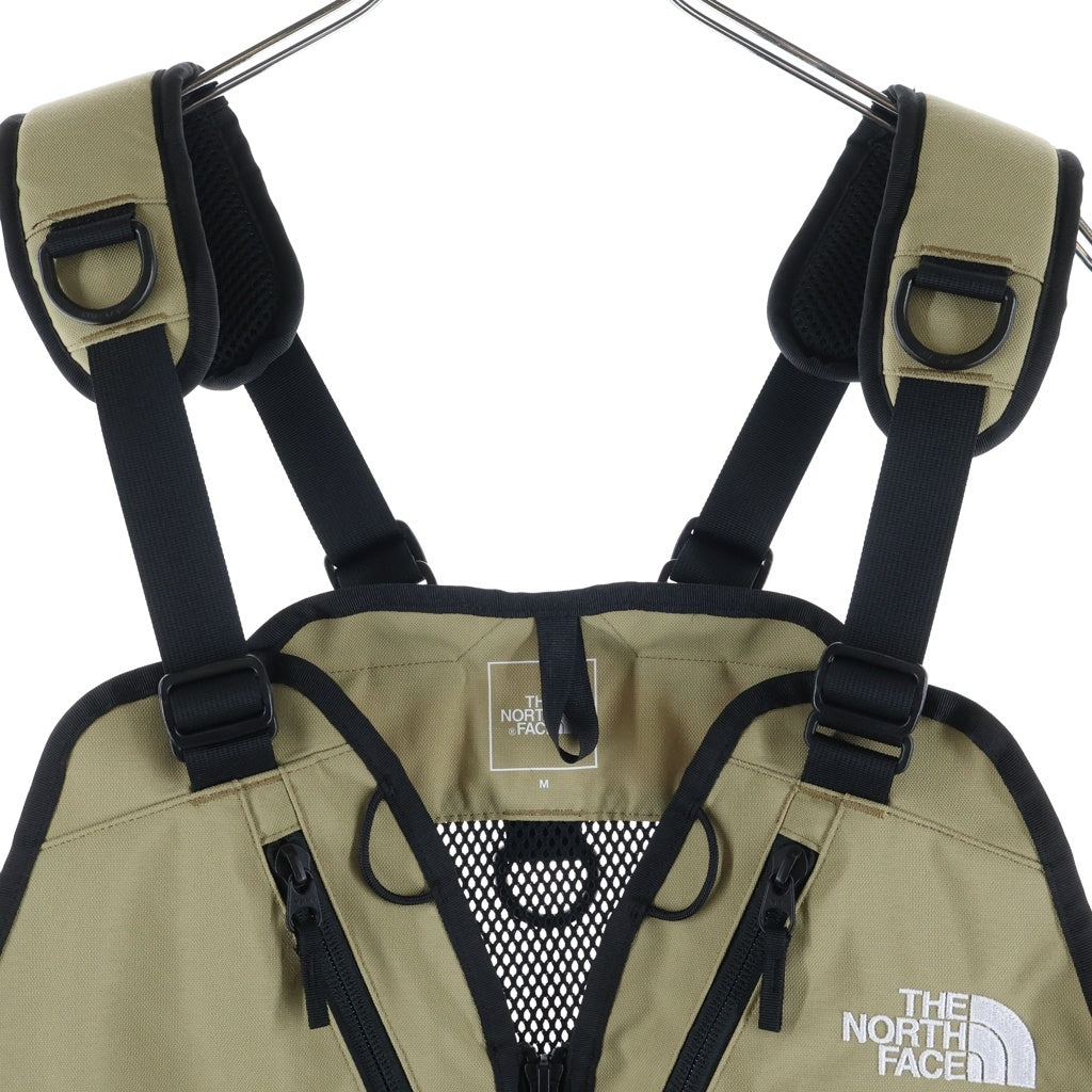 THE NORTH FACE(ザノースフェイス) Gear Mesh Vest ギア メッシュ 両面ロゴ刺繍 ベスト ベージュ NP22330