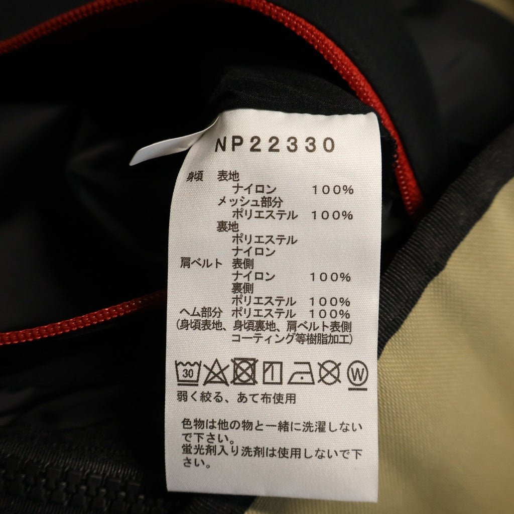 THE NORTH FACE(ザノースフェイス) Gear Mesh Vest ギア メッシュ 両面ロゴ刺繍 ベスト ベージュ NP22330