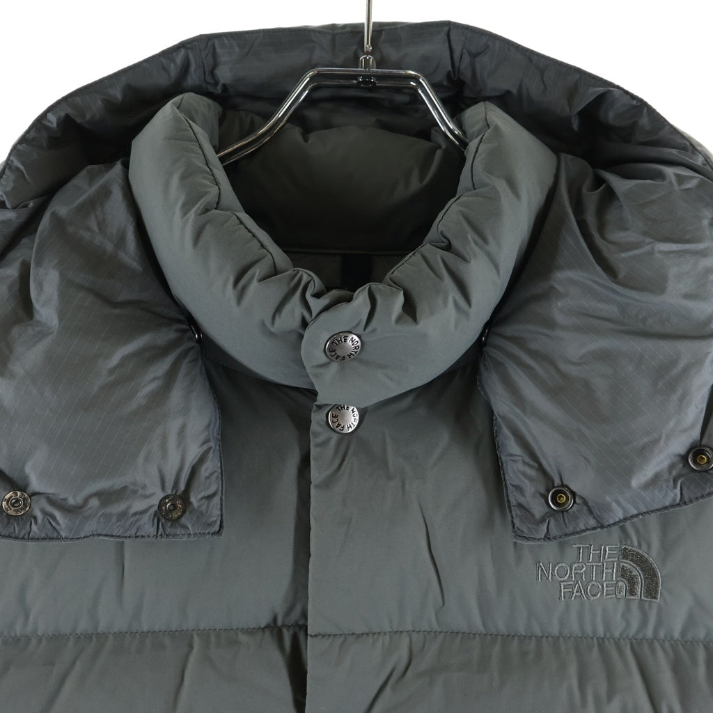 THE NORTH FACE(ザノースフェイス) CAMP SIERRA VEST キャンプシエラ フロントロゴ刺繍 ナイロン ダウンベスト グレー ND42551R