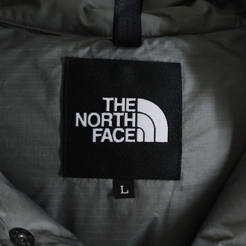 THE NORTH FACE(ザノースフェイス) CAMP SIERRA VEST キャンプシエラ フロントロゴ刺繍 ナイロン ダウンベスト グレー ND42551R