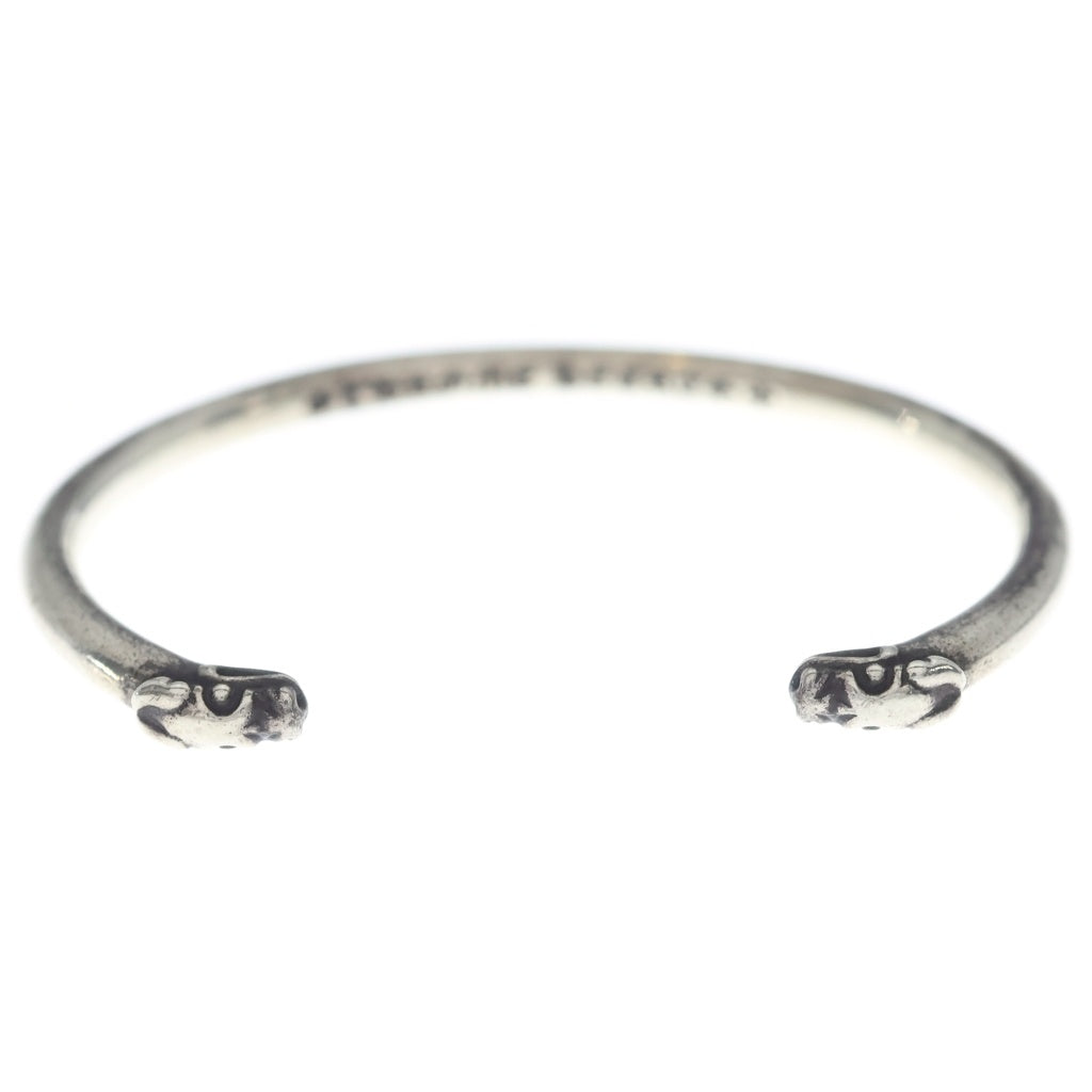 CHROME HEARTS(クロムハーツ) BANGLE DOUBLE DOG ダブルドッグ バングル ブレスレット シルバー BCA125