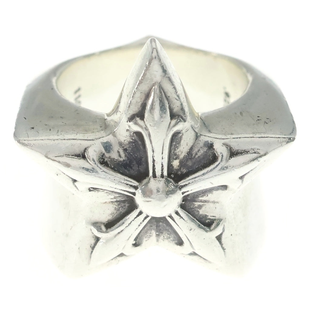 CHROME HEARTS(クロムハーツ) LARGE STAR RING ラージスターリング シルバー