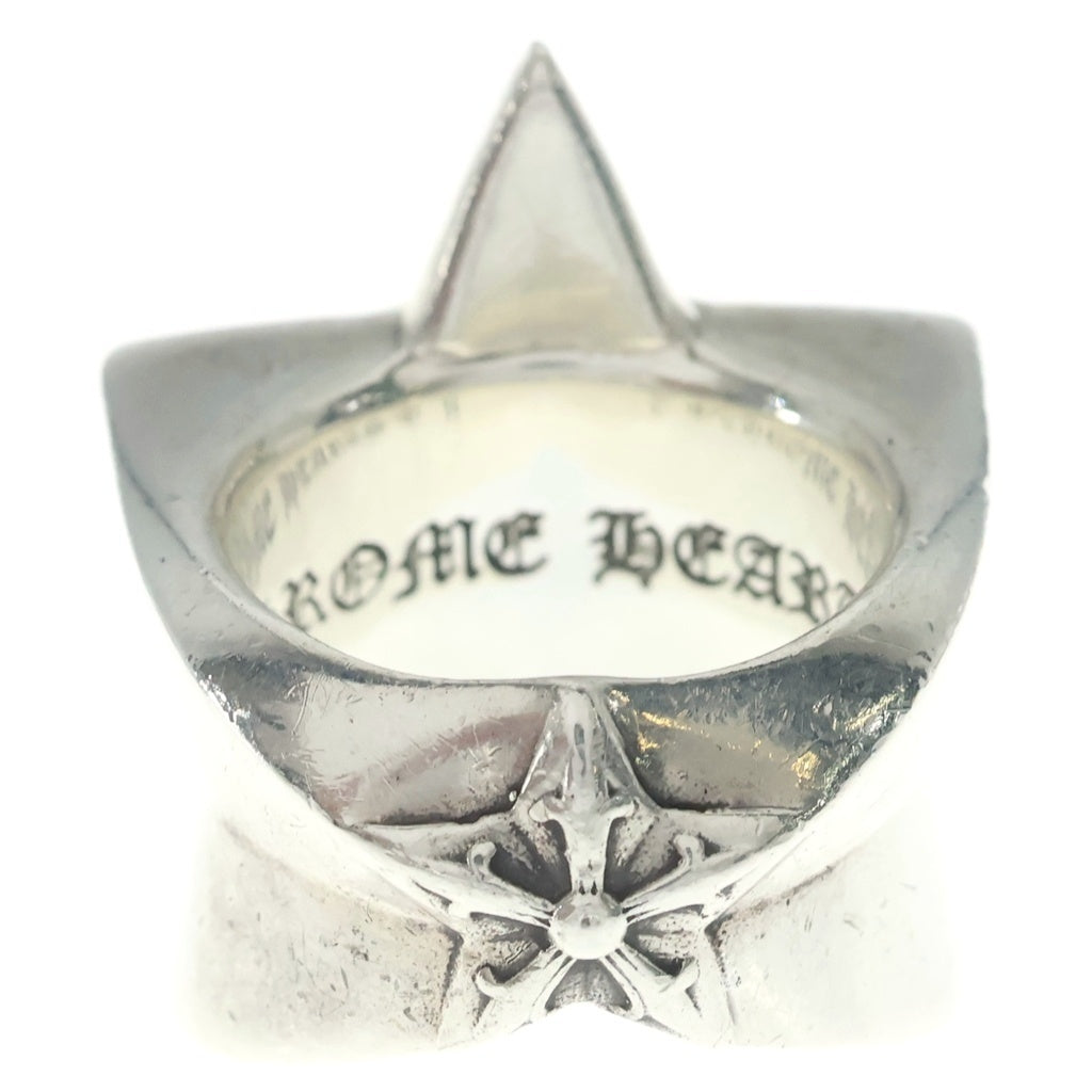 CHROME HEARTS(クロムハーツ) LARGE STAR RING ラージスターリング シルバー