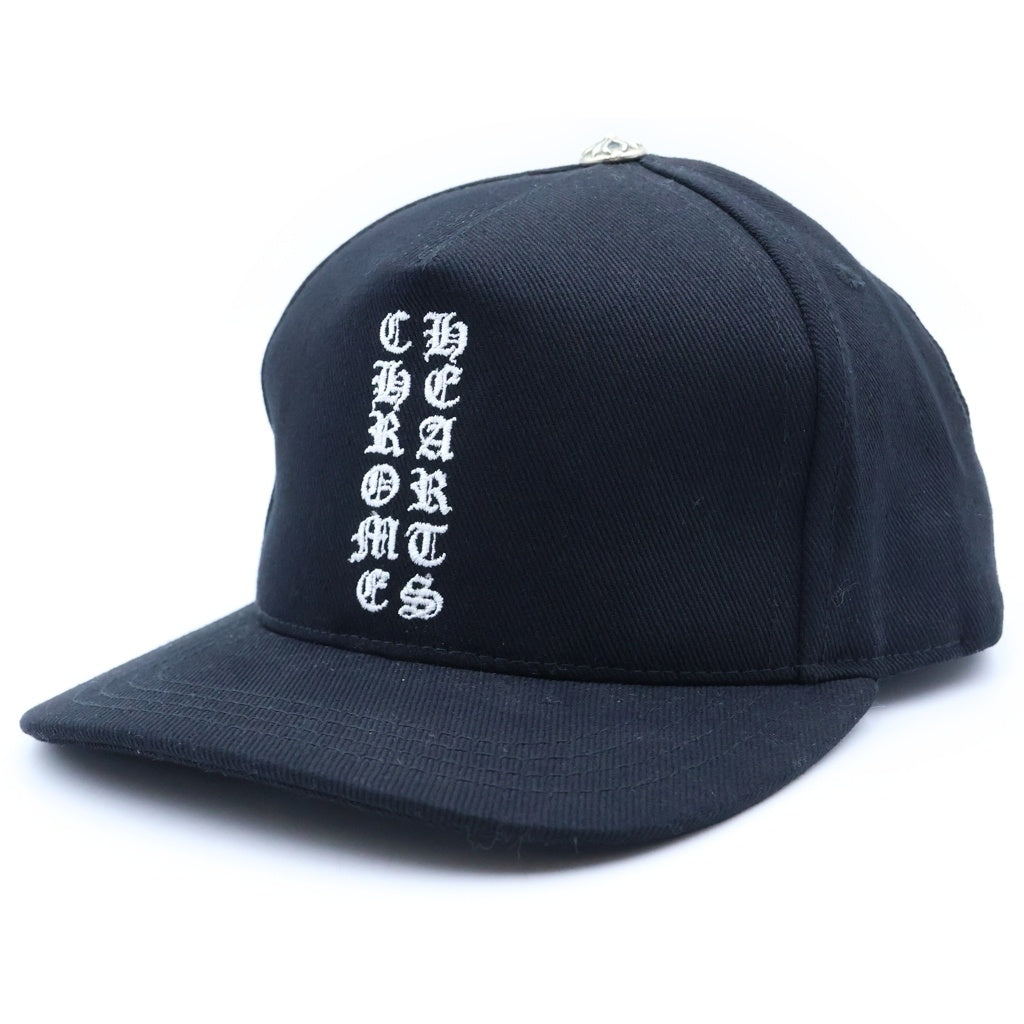 CHROME HEARTS(クロムハーツ) Vertical Logo Hat CH バーティカルロゴ ベースボールキャップ 帽子 ブラック