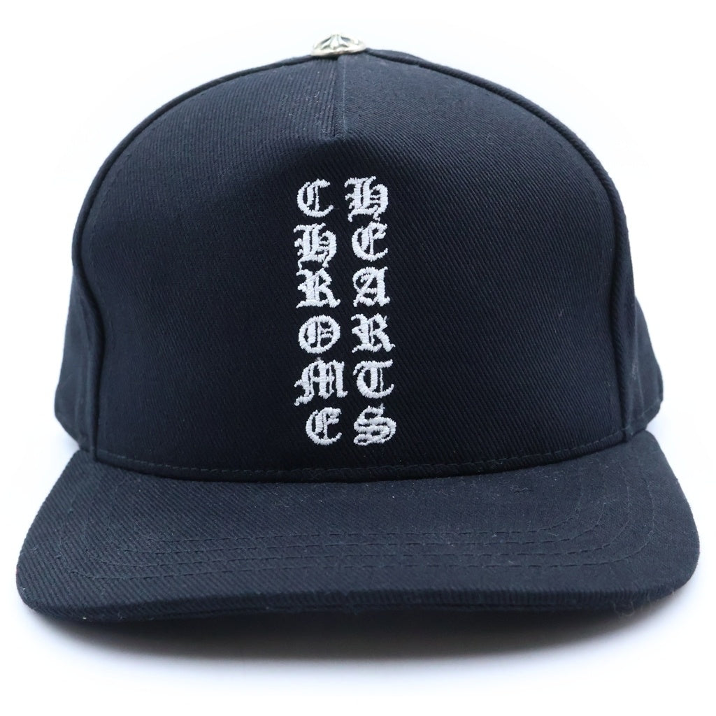 CHROME HEARTS(クロムハーツ) Vertical Logo Hat CH バーティカルロゴ ベースボールキャップ 帽子 ブラック