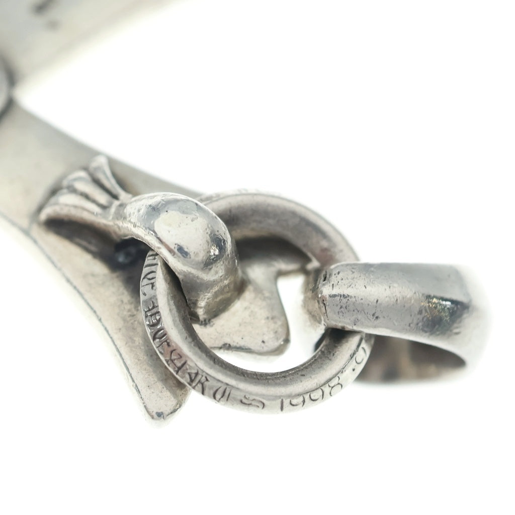 CHROME HEARTS(クロムハーツ) CH CRS LG W/BALE Wベイル ラージCHクロスペンダントトップ シルバー BCA215
