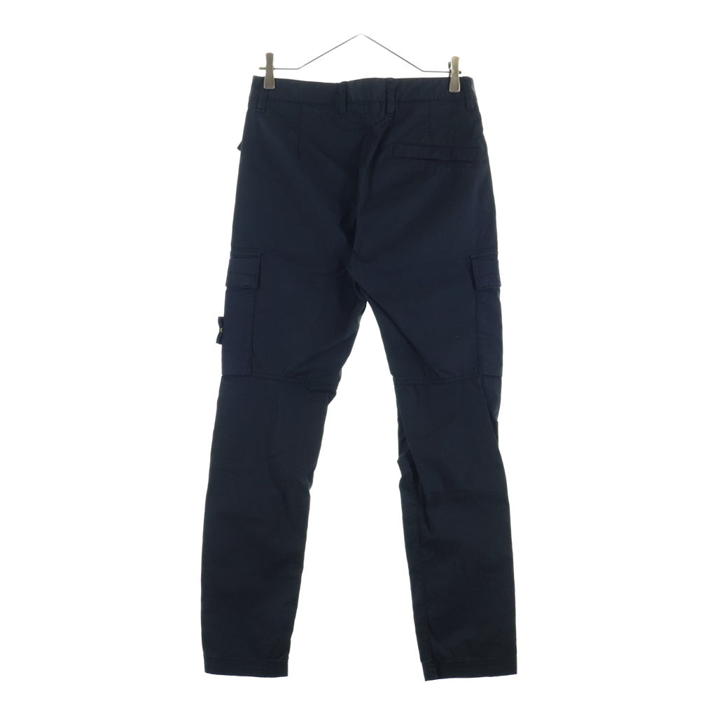 STONE ISLAND(ストーンアイランド) CARGO PANTS 5 POCKETS ロゴパッチ 5ポケット カーゴパンツ ブラック 761532003