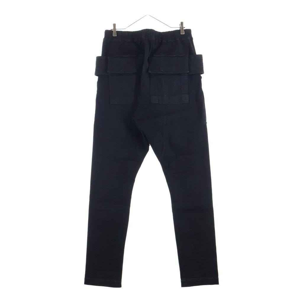 Rick Owens DRKSHDW(リックオウエンス ダークシャドウ) CREATCH CARGO DRAWSTRING クリーチ カーゴ ドローストリング カーゴパンツ ブラック DU02B4376-SBB