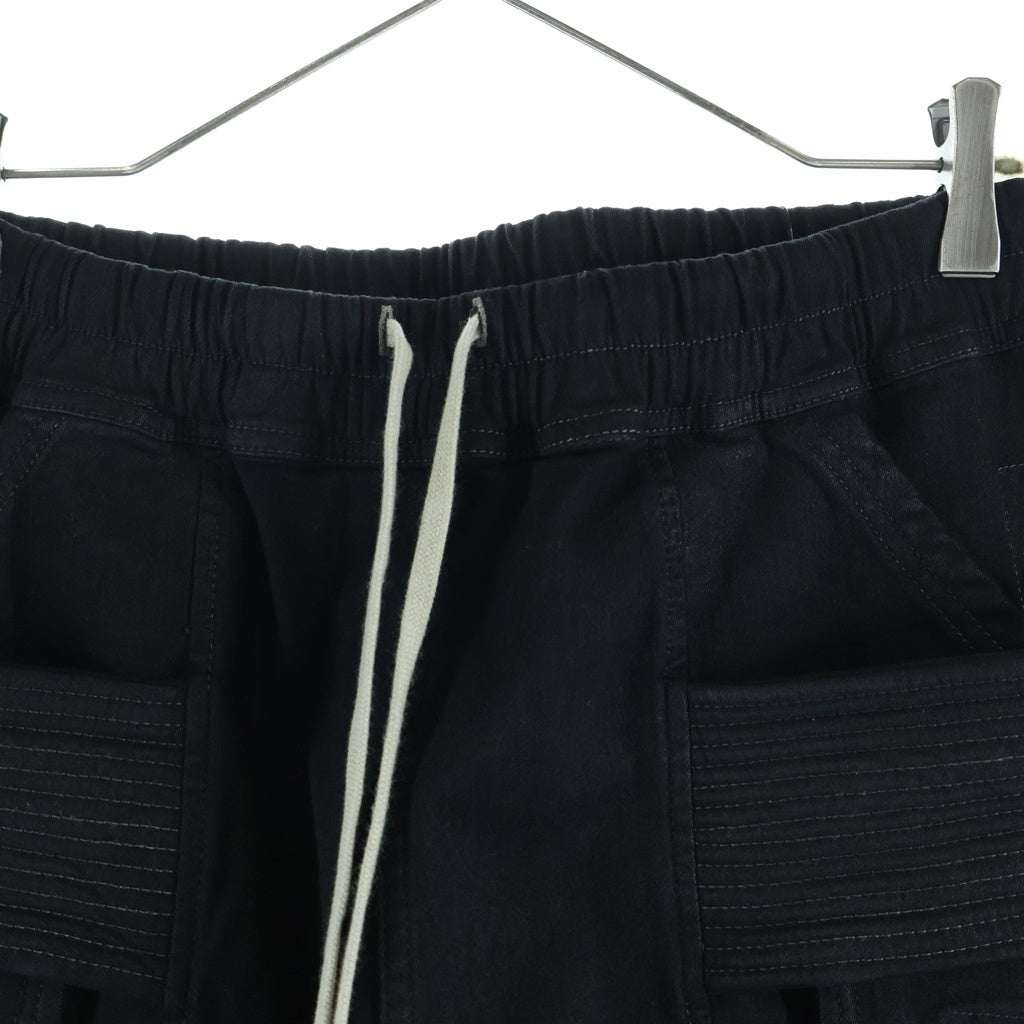 Rick Owens DRKSHDW(リックオウエンス ダークシャドウ) CREATCH CARGO DRAWSTRING クリーチ カーゴ ドローストリング カーゴパンツ ブラック DU02B4376-SBB
