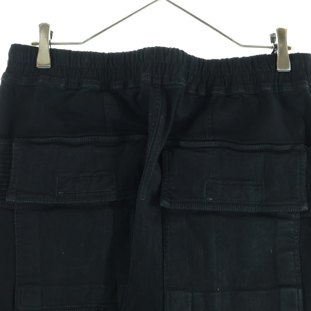 Rick Owens DRKSHDW(リックオウエンス ダークシャドウ) CREATCH CARGO DRAWSTRING クリーチ カーゴ ドローストリング カーゴパンツ ブラック DU02B4376-SBB