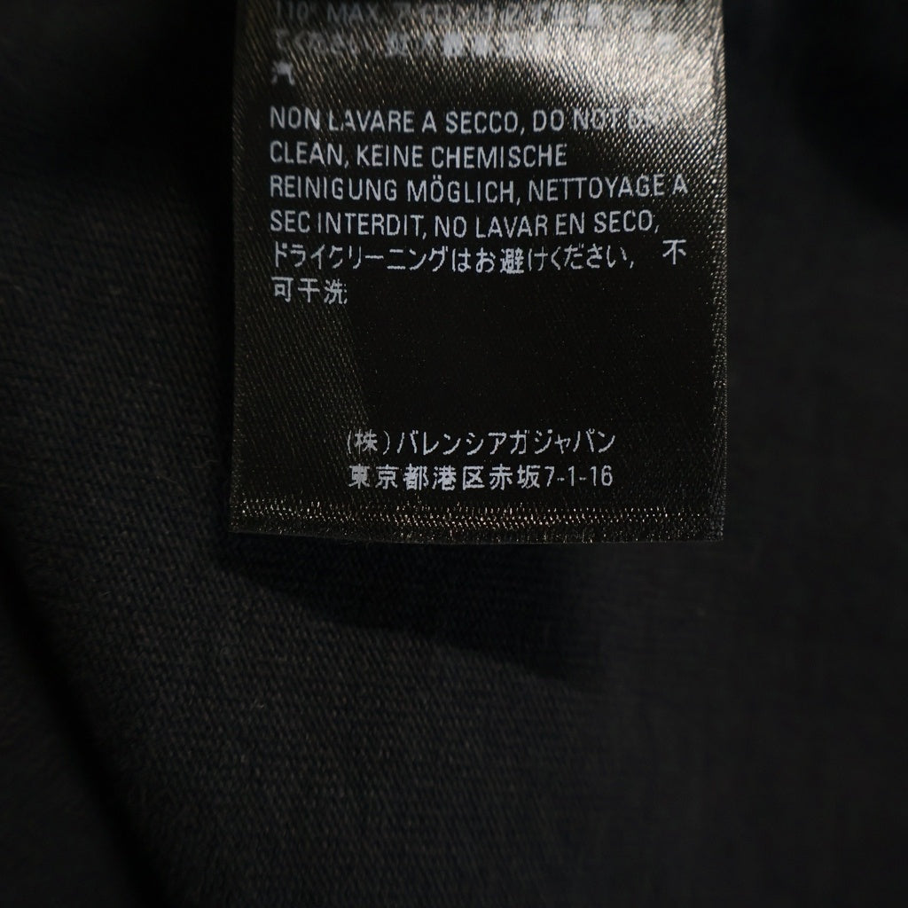 BALENCIAGA(バレンシアガ) 20AW GOTHIC OVERSIZE T-Shirt ゴシック オーバーサイズ オールシーイングアイ フリーメイソン 半袖Tシャツカットソー ブラック 641614 TJV78