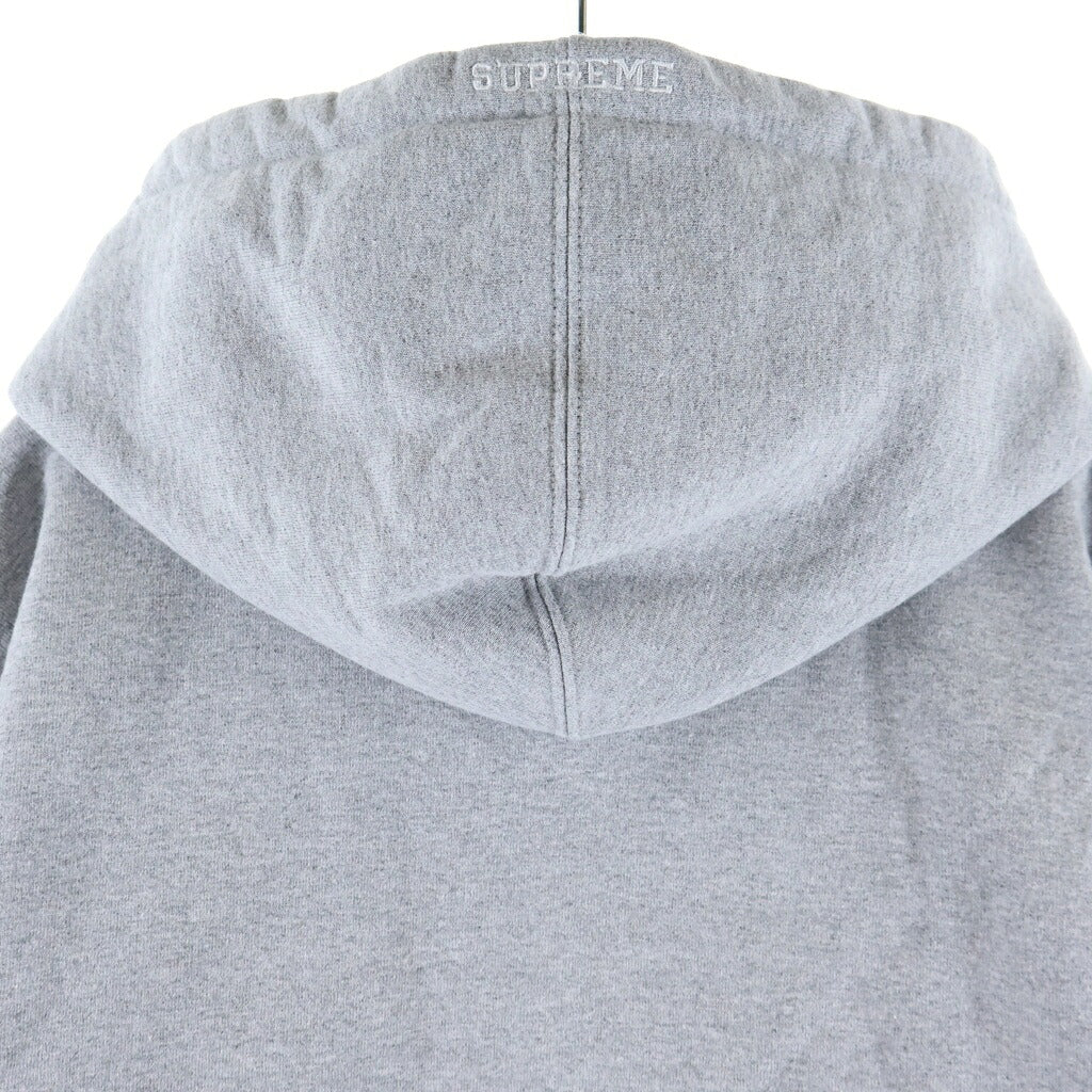 SUPREME(シュプリーム) 22AW S Logo Hooded Sweatshirt Sロゴ刺繍 プルオーバー パーカー フーディー グレー