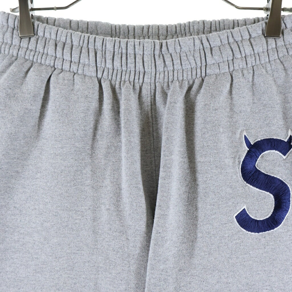 SUPREME(シュプリーム) 22AW S Logo Sweatpant Sロゴ刺繍 スウェット ジョガー パンツ グレー