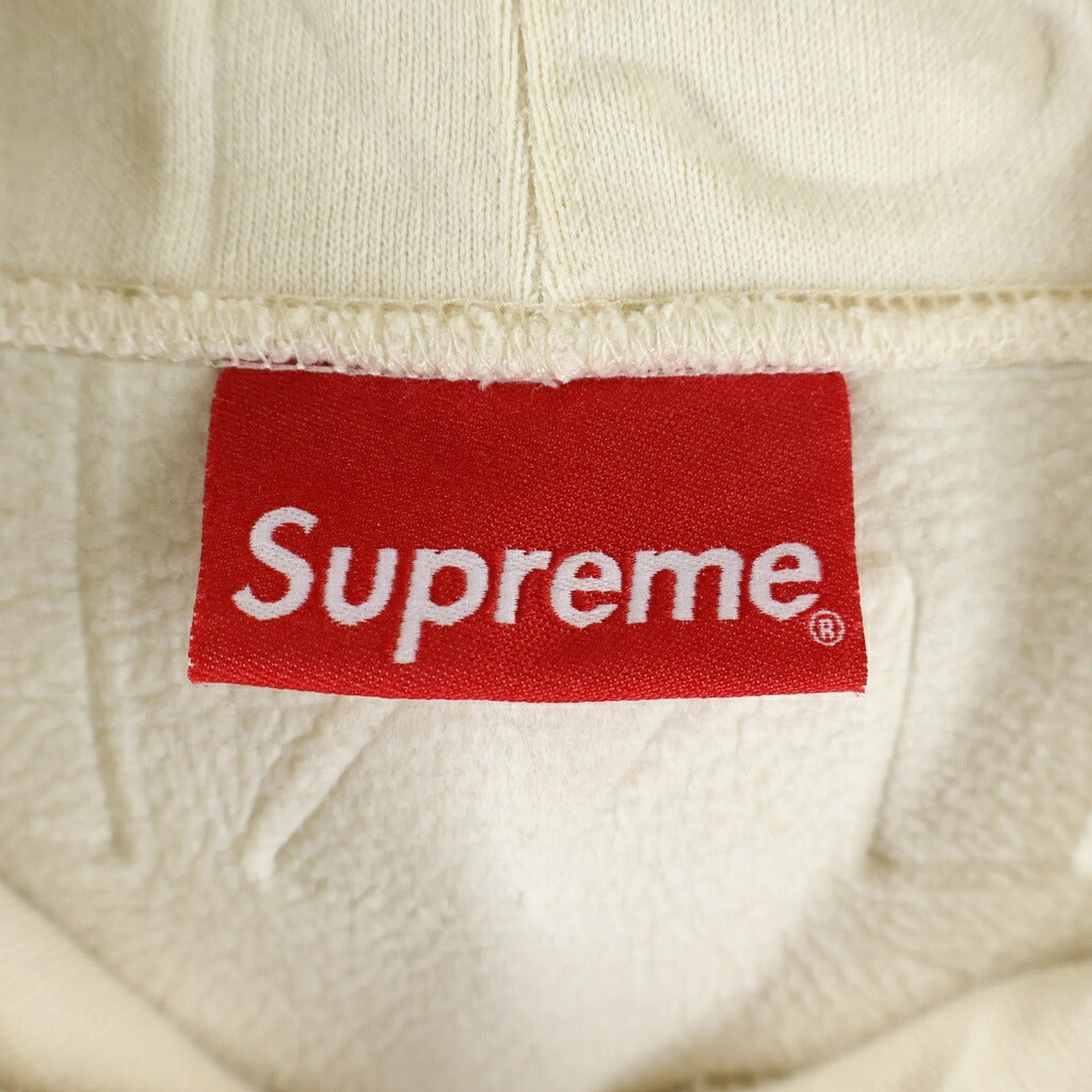 SUPREME(シュプリーム) 21SS Embossed Logos Hooded Sweatshirt エンボスロゴ プルオーバーパーカーフーディー ベージュ