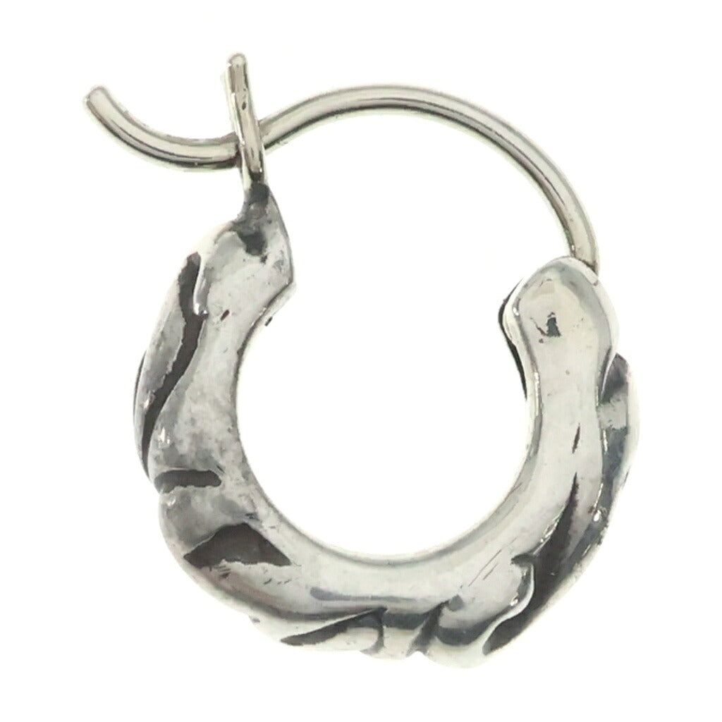 CHROME HEARTS(クロムハーツ) TNY HOOP SCRL タイニースクロールフープピアス シルバー