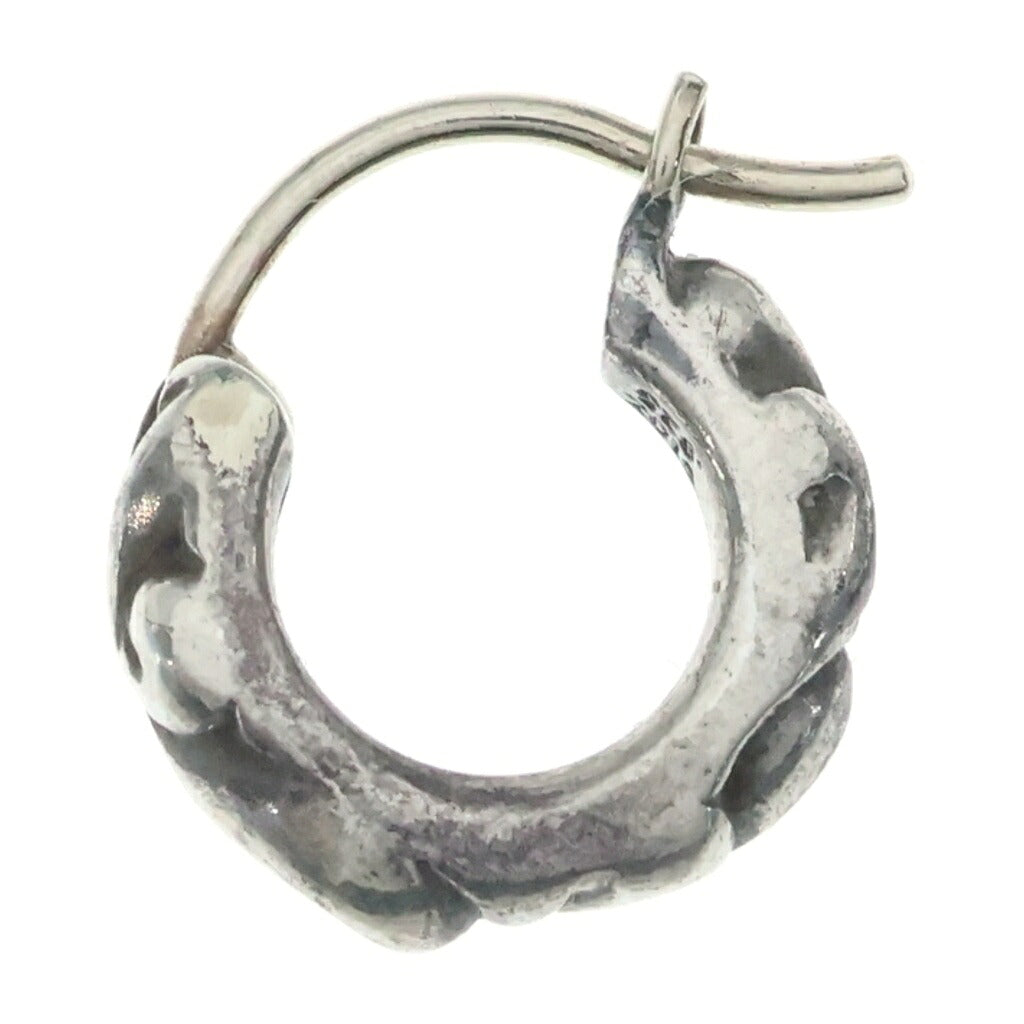 CHROME HEARTS(クロムハーツ) TNY HOOP SCRL タイニースクロールフープピアス シルバー