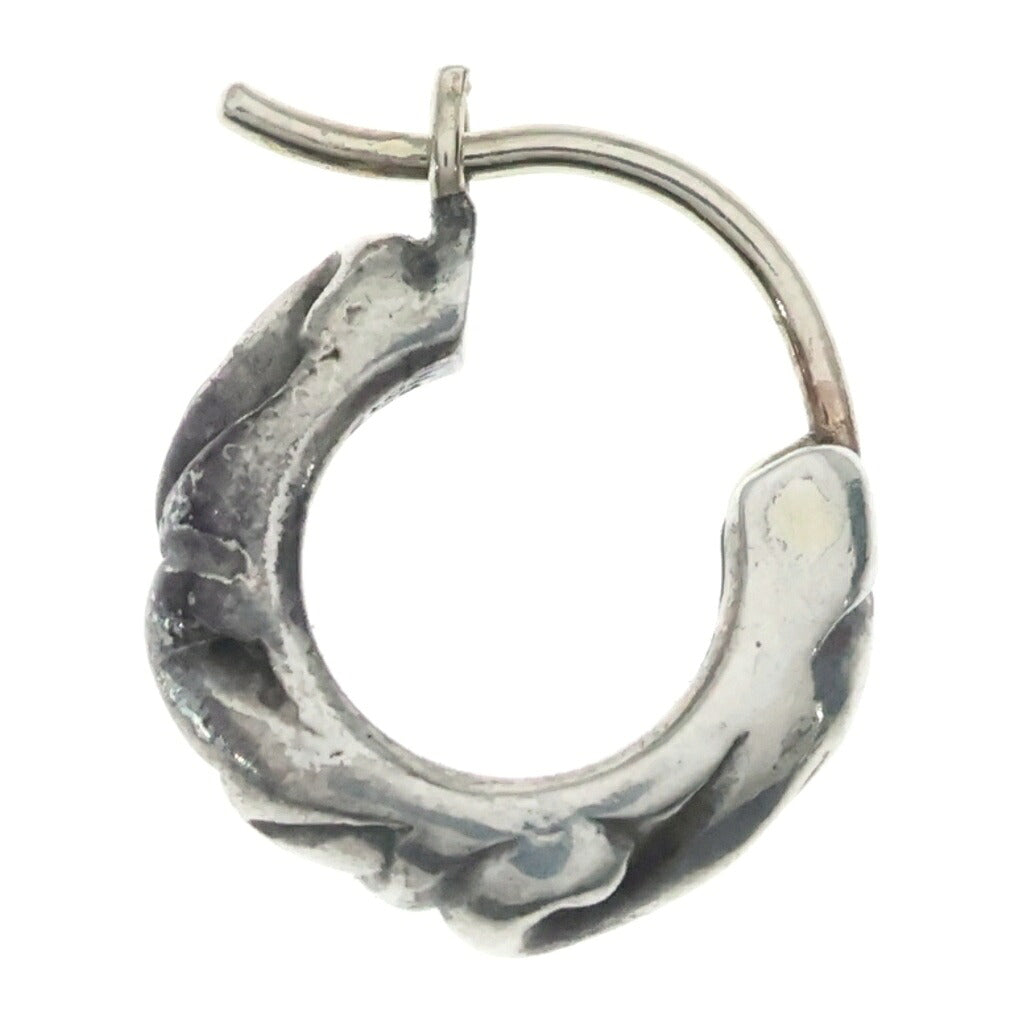 CHROME HEARTS(クロムハーツ) TNY HOOP SCRL タイニースクロールフープピアス シルバー