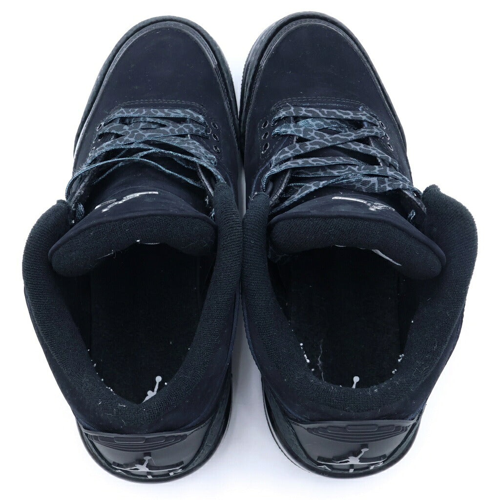 NIKE(ナイキ) GS AIR JORDAN 3 RETRO エアジョーダン3 レトロ ローカットスニーカー ブラック US7Y/25cm DM0967-001
