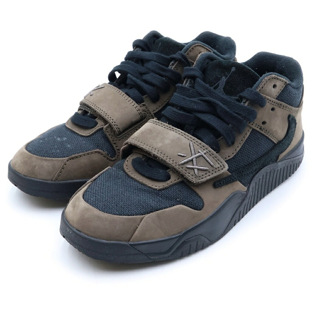 NIKE(ナイキ) ×TRAVIS SCOTT JORDAN JUMPMAN JACK TR トラヴィススコット ジャンプマンジャック ローカットスニーカー ブラウン/ブラック US7/25cm FZ8117-204