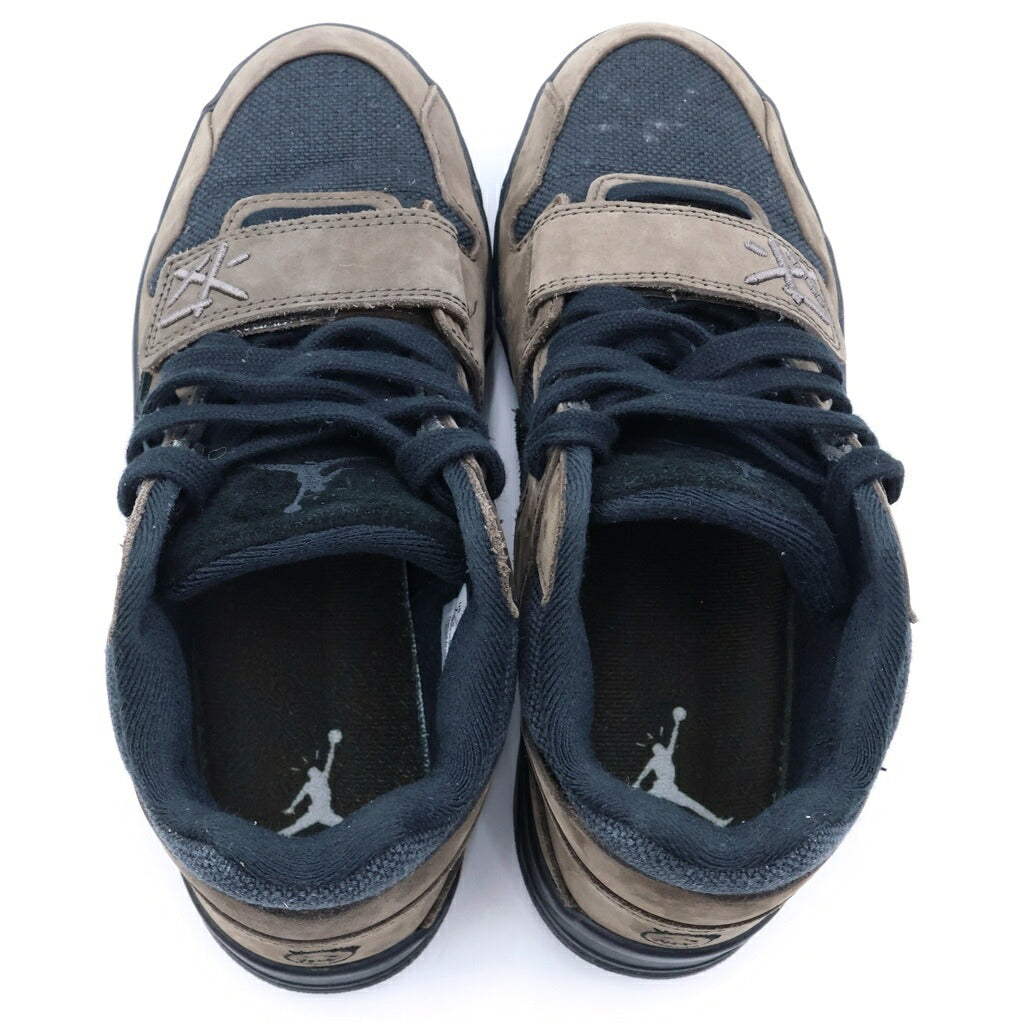 NIKE(ナイキ) ×TRAVIS SCOTT JORDAN JUMPMAN JACK TR トラヴィススコット ジャンプマンジャック ローカットスニーカー ブラウン/ブラック US7/25cm FZ8117-204